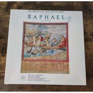 THE MIRACULOUS DRAUGHT OF FISHES TAPESTRY AFTER A CARTOON BY RAPHAEL PUZZLE VTG